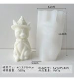 Molde Silicona Velas Y Jabón Gato Hechicero - Imagen 2