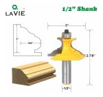 Fresa Madera Moldura Zócalo Base Pedestal Vástago  1/2 - Imagen 2