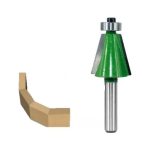 Fresa Madera Copiadora 15° Grados Bástago 8mm Alta Duresa