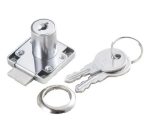 Cerradura Mueble Cajón Chapa Cuadrada Cilindro 16mm 10un - Imagen 2