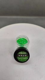 Glitter Verde Frutal Para Resina Uñas Llaveros Aros Pigmento - Imagen 4