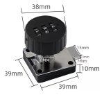 Cerradura Mueble Cajon Puerta Con Clave Hasta 20mm Espesor 1 - Imagen 10