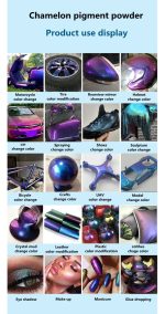 Pigmento Polvo Resina Uv 10 Chameleon Flakes - Imagen 2