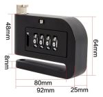 Candado Para Disco Con Clave Antirobo Bici Moto - Imagen 3