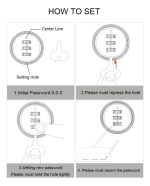 Cerradura Mueble Lockers Casilleros Con Clave P.puerta 12mm - Imagen 3