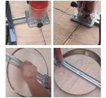 Guia Corte Router Fresadora Carpintería Recto Y Circulo Univ - Imagen 2