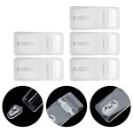 Aldaba Acrílico 5 Unidades De 40x16x3mm Porta Candado