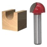 Fresa Madera Media Caña Vástago 1/4 X 5/16 1pcs