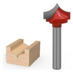 Fresa Madera Doble Perfilado Curvo Vástago 6mm 6x18mm 1pcs