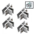 Separador Soporte Para Vidrio O Acrilico 8mm En 2 Vias H 4u