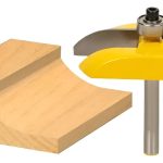 Fresa Madera Moldura Zócalo Espigadora Vástago 1/4