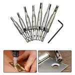 Brocas Autocentrantes Centradoras Bisagras Rieles 7pcs+alen