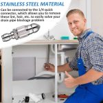 Boquilla Hidro Lavadora Lavado Alcantarilla Y Tuberías 6sdas - Imagen 3