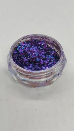 Pigmento Escamas Camaleon Violeta Resina Slime Uñas Vela - Imagen 3