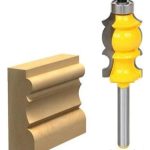 Fresa Madera Moldura Zócalo Marcos Vástago 1/4 X 50.8.mm