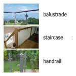 Soporte Divisor Abrazadera Para Balaustrada Vidrio 1un - Imagen 3