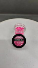 Glitter Rosado Para Resina Uñas Llaveros Aros Brillante - Imagen 4