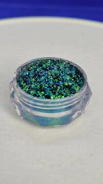 Pigmento Escamas Camaleon Lima Para Resina Slime Uñas Velas - Imagen 3