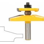 Fresa Madera Moldura Zócalo Marcos Vástago  1/2  Panel