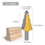 Fresa Madera Moldura Zócalo Marcos Vástago  1/2  X 50.8mm 2h - Imagen 2