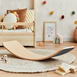 Tabla De Equilibrio Montessori Para Niños Color Marrón Claro - Imagen 3