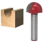 Fresa Madera Media Caña Vástago 1/2 X 1/2 1pcs