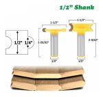 Fresa Madera Tinajas Grados Vástago 1/2 Alta Duresa - Imagen 4