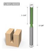 Fresa Madera Recta Vástago 1/4 7unidades Dif Medidas - Imagen 3