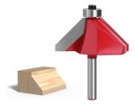 Fresa Madera Copiadora Angulo 45° Toma 1/4x1° Con Chaflán