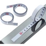 Cinta Métrica Adhesiva Metálica 0 De Izq A Der Largo 1 Mt