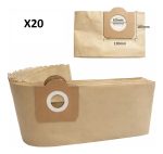 Set 20 Bolsas De Papel Aspiradora Karcher Wd3-se4001-nt 20 - Imagen 3