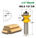 Fresa Madera Rodón Copiadora Toma 1/2 Set 5pcs - Imagen 5