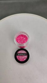 Glitter Rosado Para Resina Uñas Llaveros Aros Brillante - Imagen 5