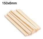 Madera De Balsa Palitos 150 X 6 X 6 Mm 10un Cuadrado - Imagen 4