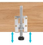 Patín Mueble Oculto Escritorio Retail 4un 7.5cm De Alto - Imagen 5