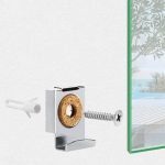 Clips Espejo Muro Soporte Percha Colgador Con Resorte 12un - Imagen 3