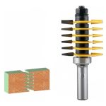 Fresa Madera Ensamble Machimbrado Vástago 1/2 X 1.5/8