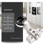 Bisagra Para Puerta De Vidrio 5 A 6mm 1 Par Estantes Gabinet - Imagen 2