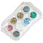 8 Lentejuelas Glitter Nácar Decoración Uñas Ojos Cuerpo