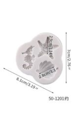 Molde Silicona Resina Uv Collar Llavero Moluscos - Imagen 2