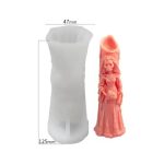 Molde Silicona Velas Y Jabón Dia De Los Muertos Novia - Imagen 2