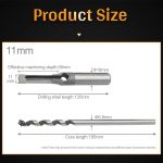 Broca Para Agujeros Cuadrados 4pcs Hss 10, 11, 12 Y 12.5mm - Imagen 5