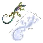 Molde Silicona Resina Uv Jabon Adorno Lagartija - Imagen 2