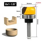 Fresa Madera Vaciado Fondo Plato Toma 8 X 28.6 - Imagen 2