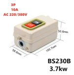 Interruptor Pulsador Monofásico Trifásico 220v -500v 3700w - Imagen 2
