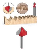 Fresa Ranura V Vástago 1/4 X 1 X 21mm 1un