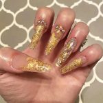 Escamas En Hoja Sky Blue Papel Resina Epóxica Flake Uñas - Imagen 5