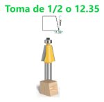 Fresa Madera Copiadora Angulo 11.25 Grados Toma  1/2 - Imagen 2