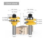 Fresa Madera Ventana Vástago De 1/2 Tupi 2pcs Puerta - Imagen 4