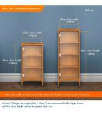 Bisagra Para Puerta De Vidrio 5 A 8mm 1 Par Estantes Ropero - Imagen 3